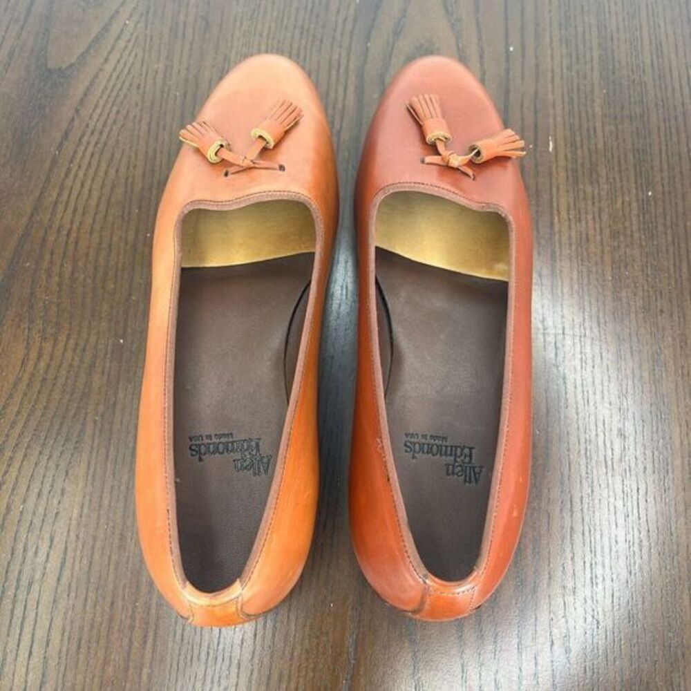 Allen Edmonds Loafer Shoes Women's 6 Rust Leather Tasseled Casual Slip-On 71855 - Picture 12 of 16